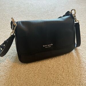 Kate Spade Black Leather Crossbody Bag